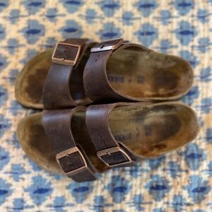 Birkenstock Arizona Oiled Leather Habana ~ Size 38 (7-7.5 US)